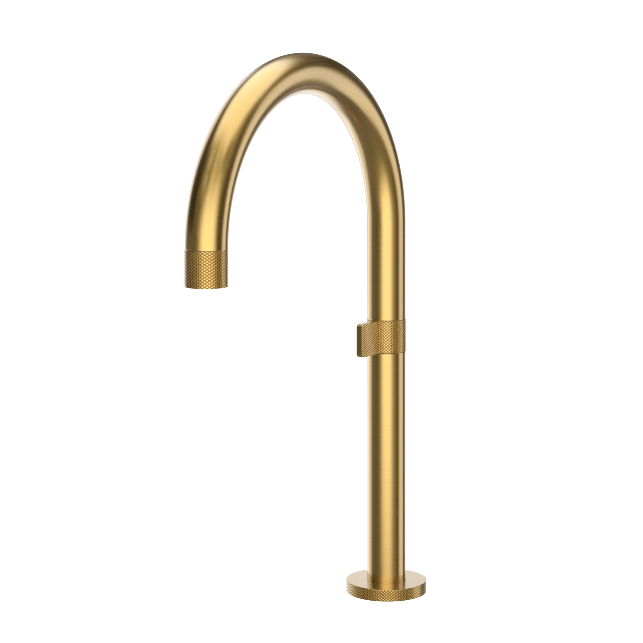 Torneira Água Fria Aria Dourado Escovado