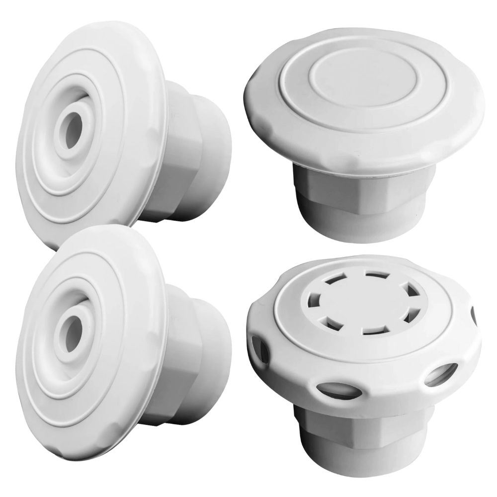 Kit 04 Dispositivos Para Piscinas De Fibra Abs 50mm - Brustec