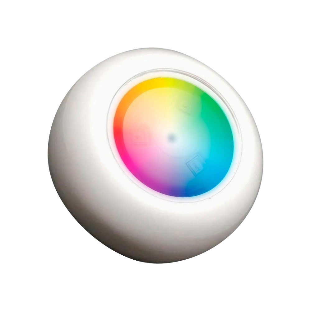 Refletor Led 9w Rgb Abs Iluminação Colorida Para Piscina - Aqua Light