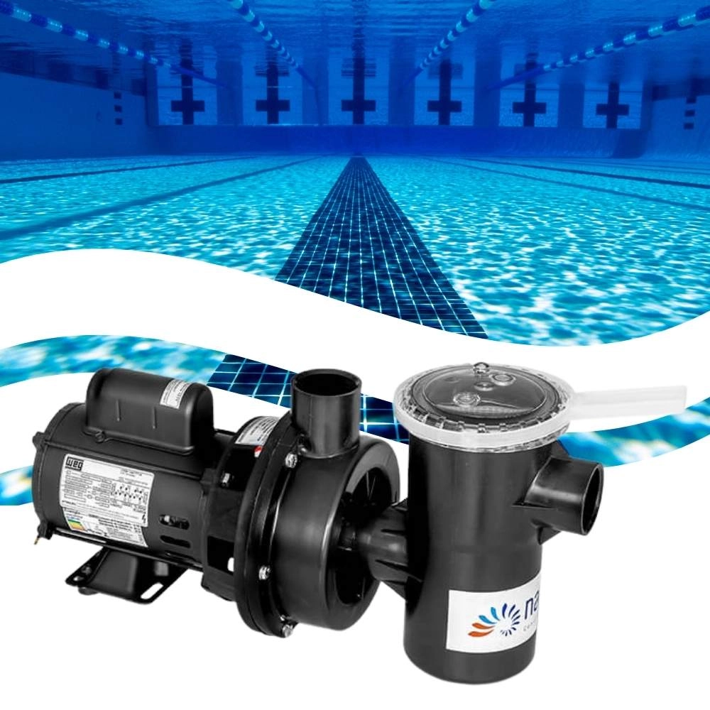 Motobomba Nbfc-6m 2cv Centrífuga Para Piscina, Banheiras, Spas E Cascatas 110/220v 60hz - Nautilus