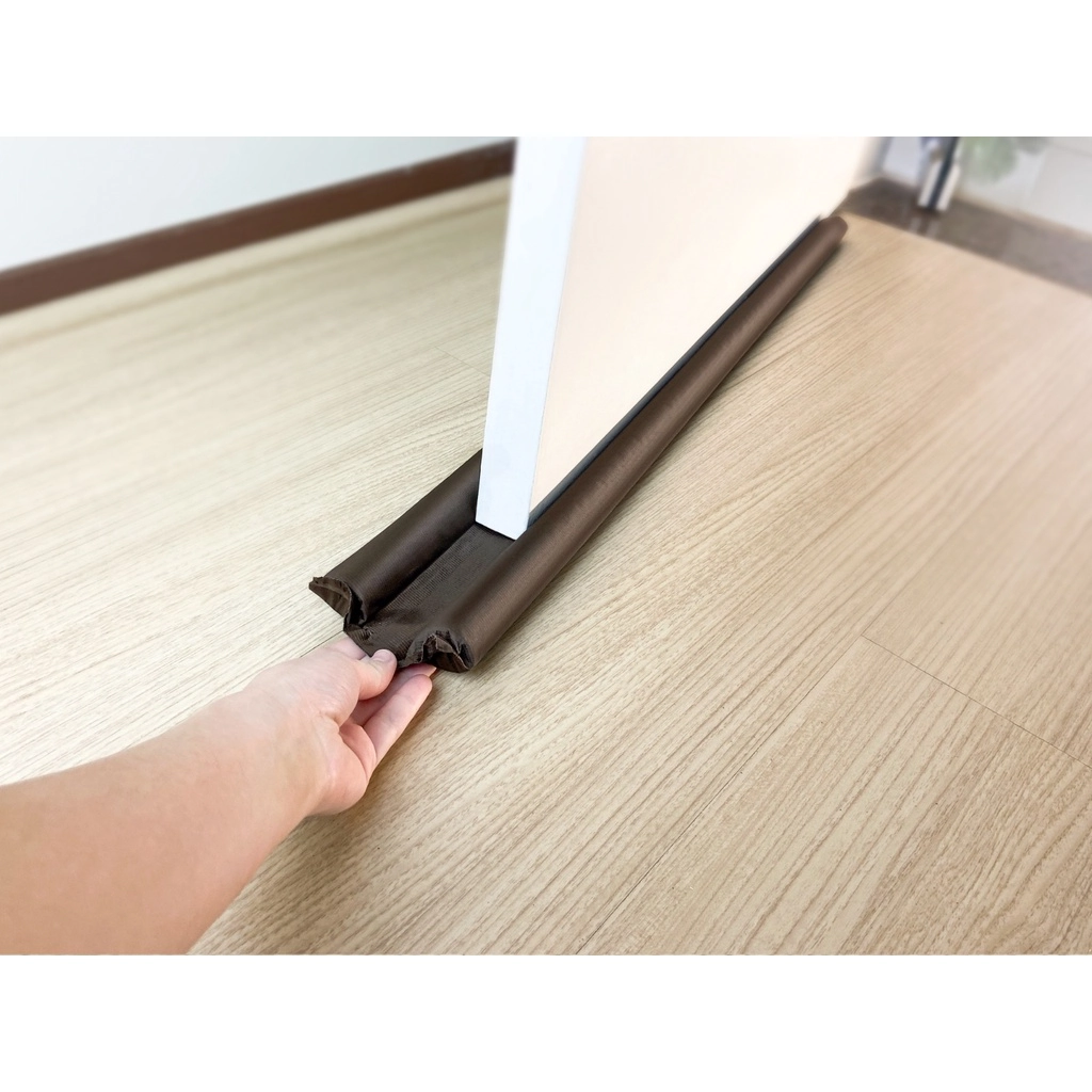 Protetor Rolinho Veda Porta Impermeável - Vários Tamanhos - Marrom - 80 Cm