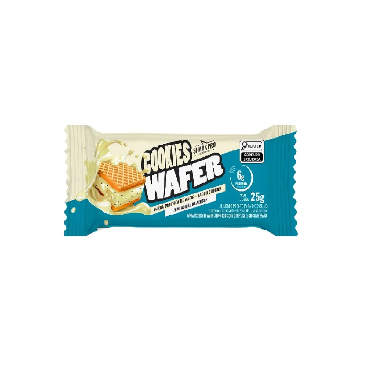 Shark Wafer Proteico Chocolate Unidade - Sharkpro Suplementos