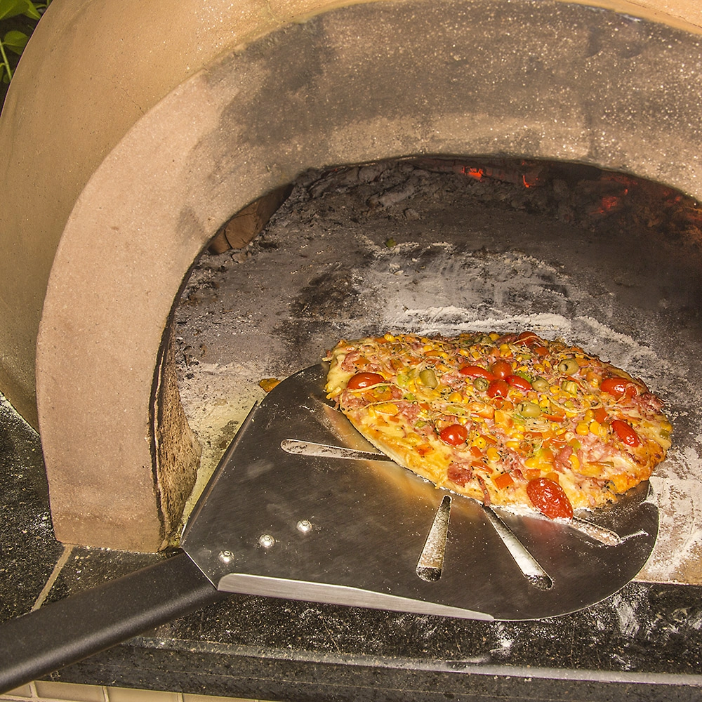 Pá De Pizza Light - Inox E Cabo Em Alumínio 1 Metro