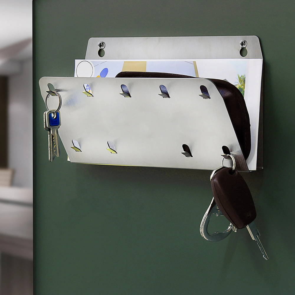 Suporte Porta Chave Inox Escovado