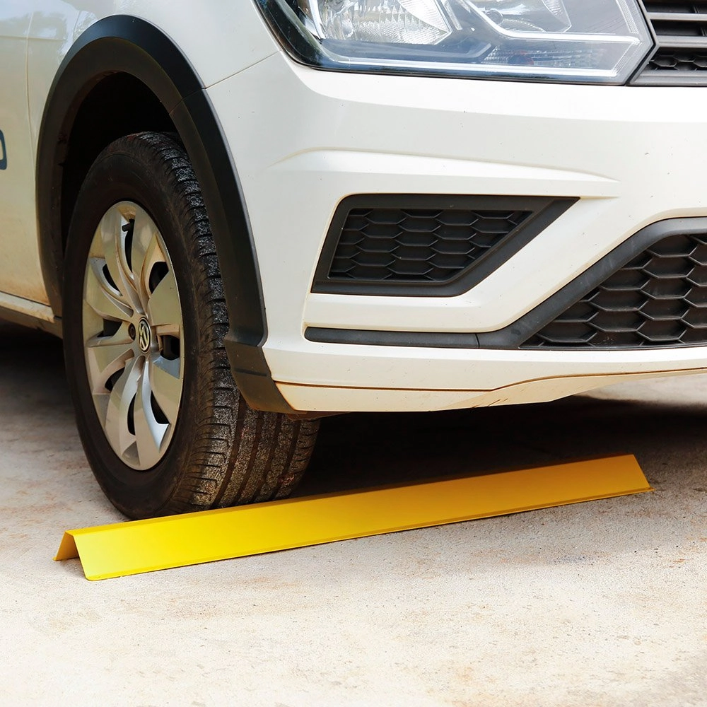 Limitador De Vagas Estacionamento 80 Cm Aço - 2 Peças