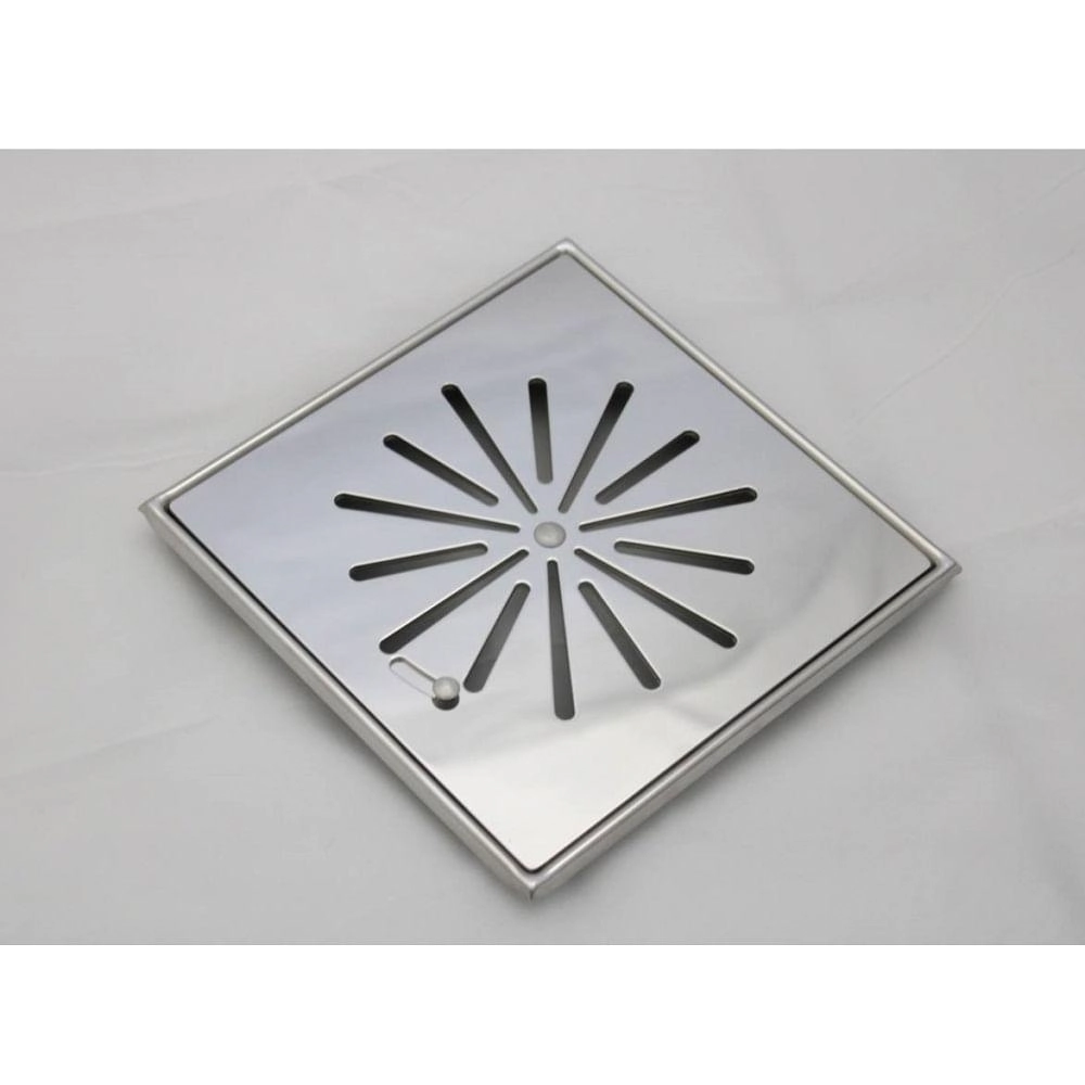 Grelha Com Base Invinox 10x10 Abre E Fecha Polido 3001/1.c
