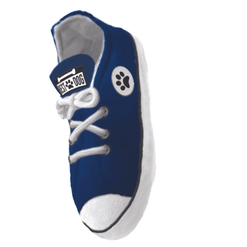 Brinquedo Tenis De Pelucia Azul Para Pet