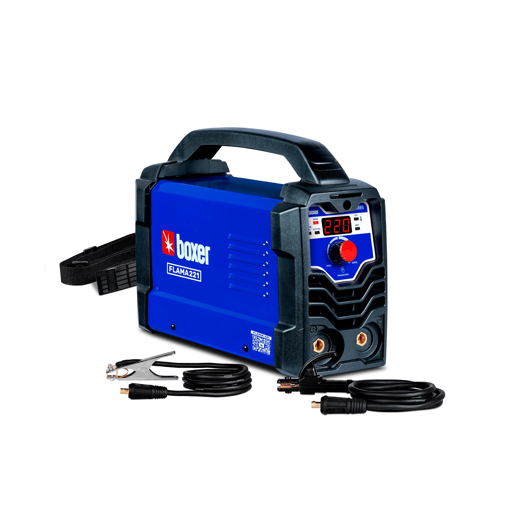 Máquina de Solda FLAMA221 Inversora 200A 220V Boxer
