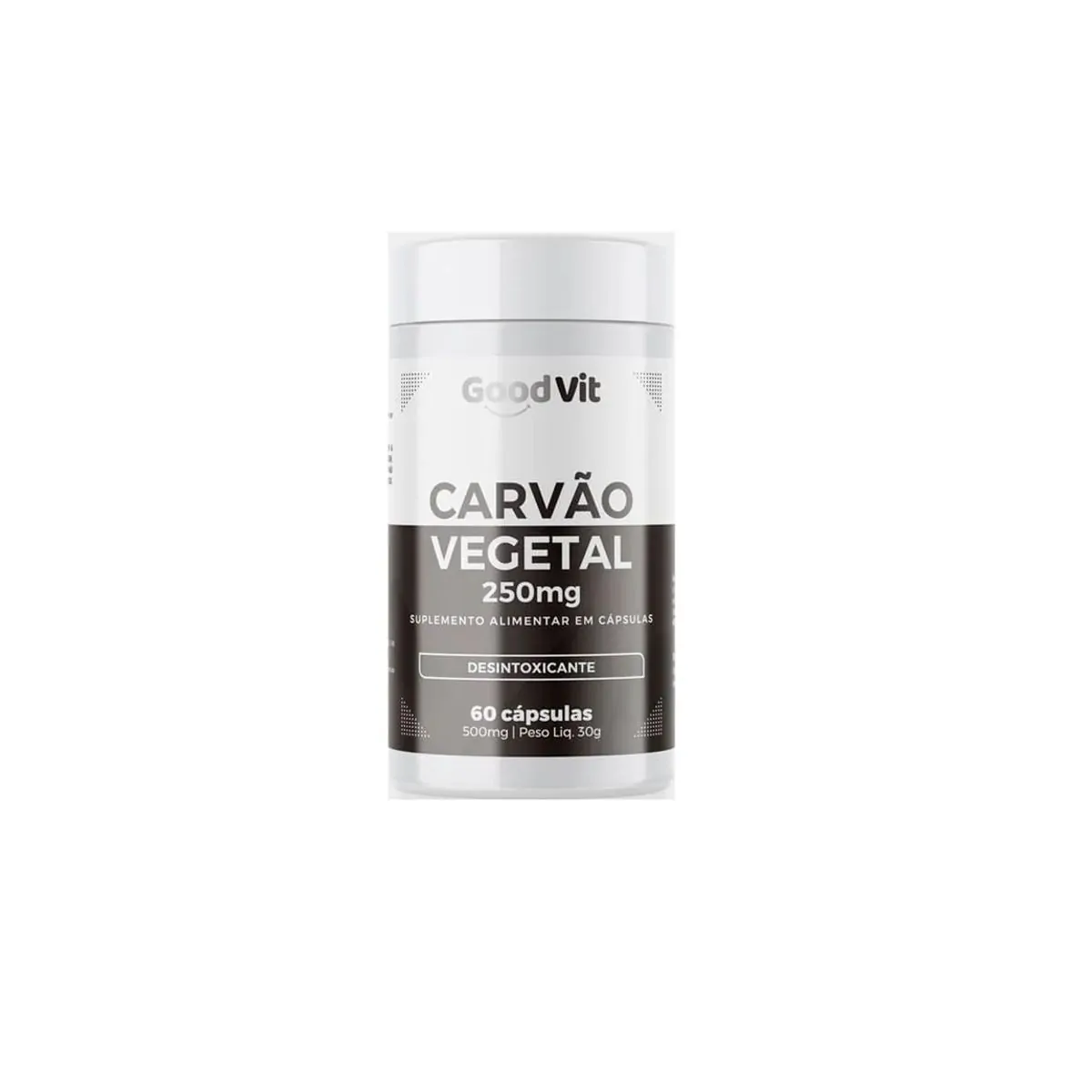 Carvão Vegetal 250mg C/60 Cápsulas - Good Vit