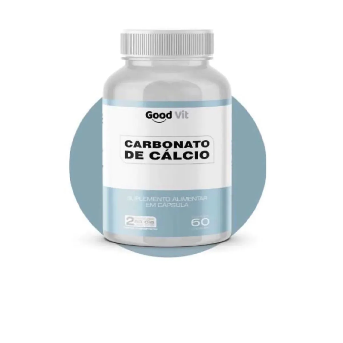 Carbonato De Cálcio 500mg Good Vit 60 Cápsulas