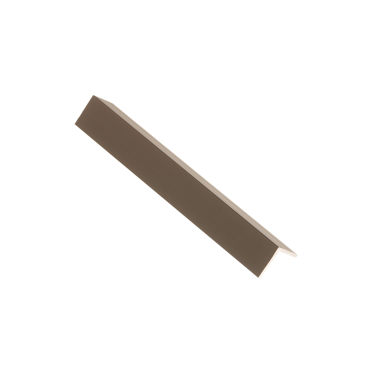Cantoneira Alumínio Para Canto Parede 1/2 - 12mm X 12mm - Homeney - Bronze - 3m