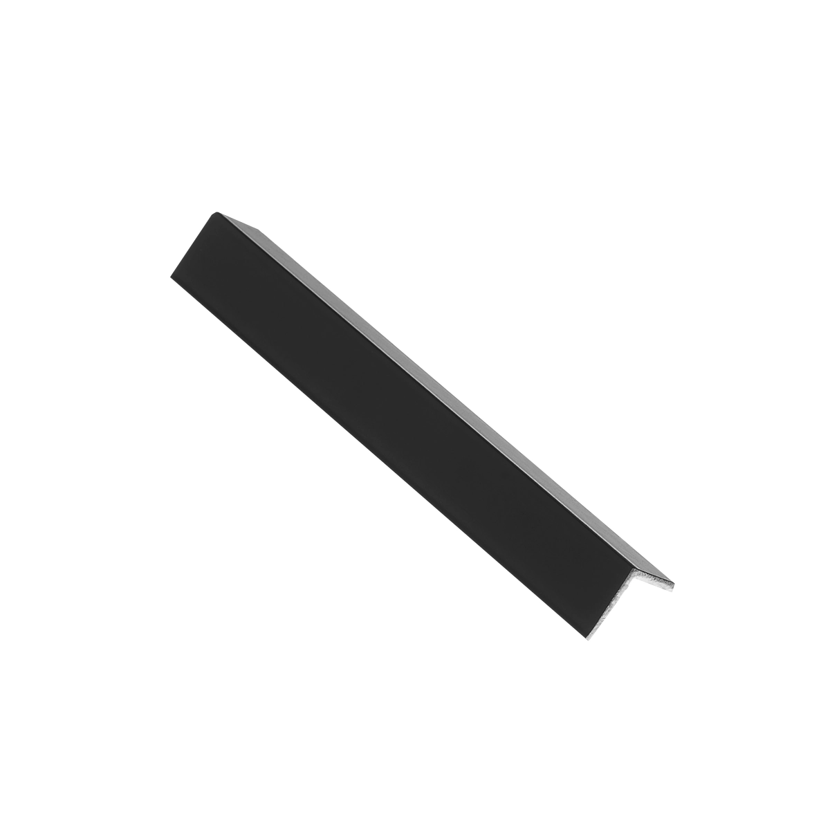 Cantoneira Alumínio Para Canto Parede 1/2 - 12mm X 12mm - Homeney - Preto - 3m