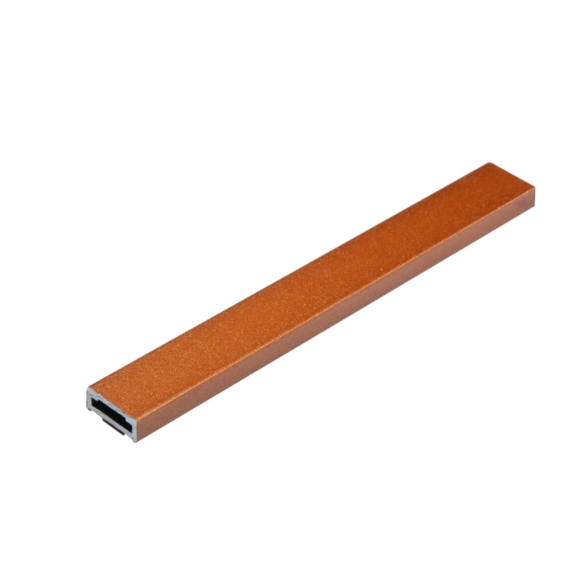 Filete Arda Autocolante Em Aluminio 12mm X 5mm - Homeney - Cobre - 1m
