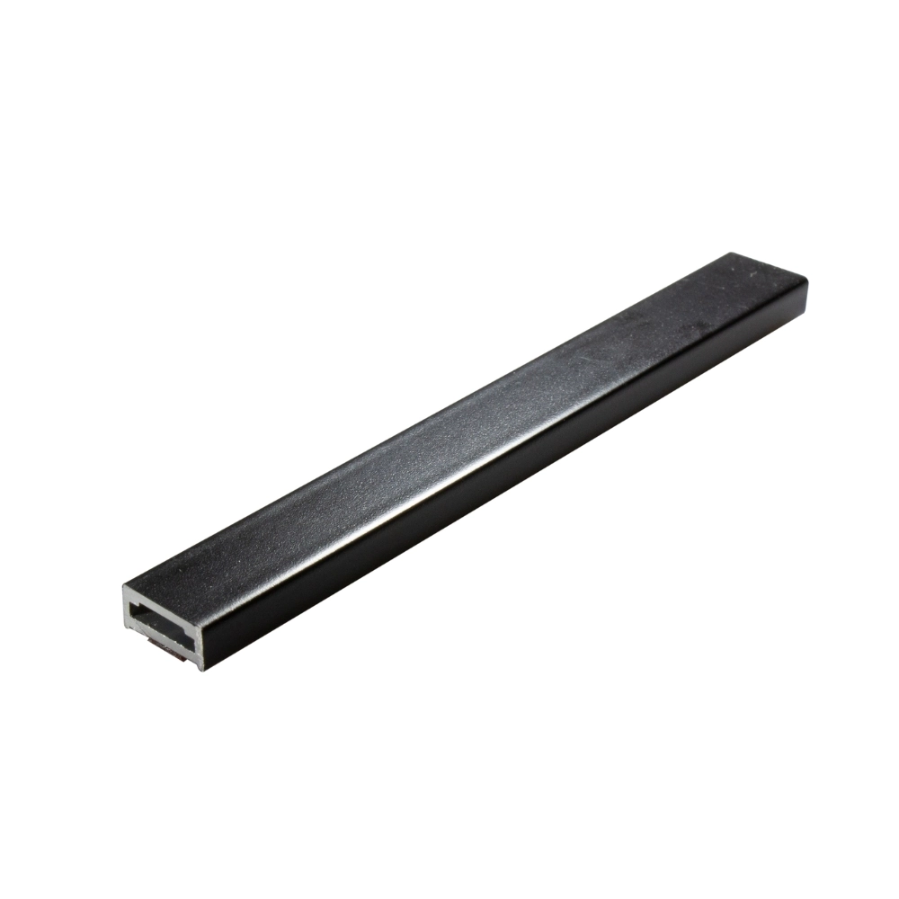 Filete Arda Autocolante Em Aluminio 12mm X 5mm - Homeney - Preto - 1m