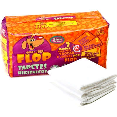 Tapete Higiênico Flop Slim 60x55cm Petix 50un