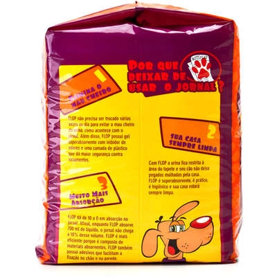 Tapete Higiênico Max Slim Flop Petix 30un