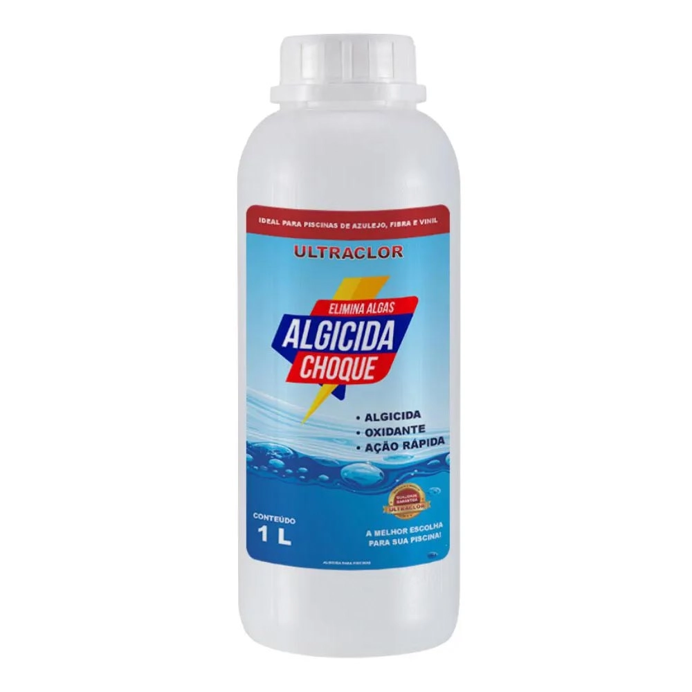 Algicida Choque Liquido Oxidante Para Piscinas 1l Ultraclor