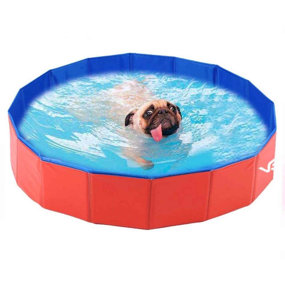 Piscina Para Pets Animais De Estimação 80 Cm X 20 Cm VG+ Vermelha