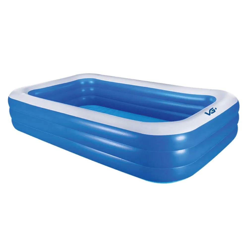 Piscina Inflável 540 Litros Retangular Pvc 180 X 140 Cm Vg+
