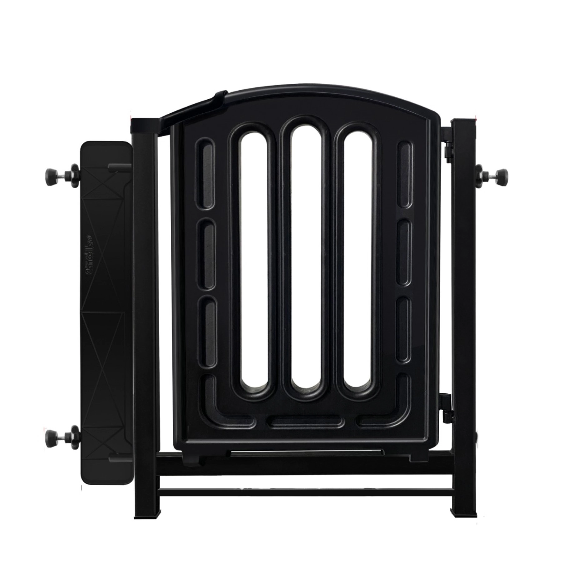 Grade de Proteção para Porta Cancello Polipropileno 82x78cm Preto Mec Pet