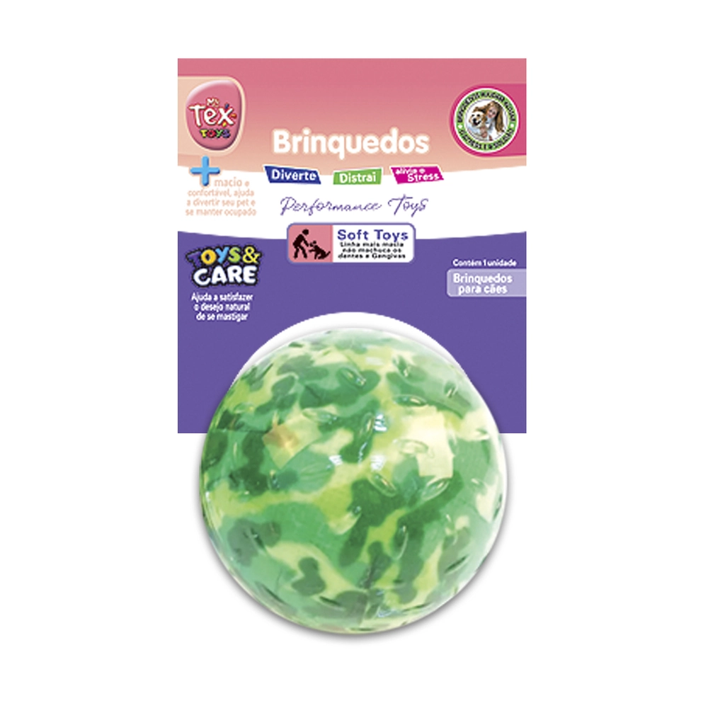 Briquedo Tex Bola Premium Especial Multi Cores 8,5x8,5cm