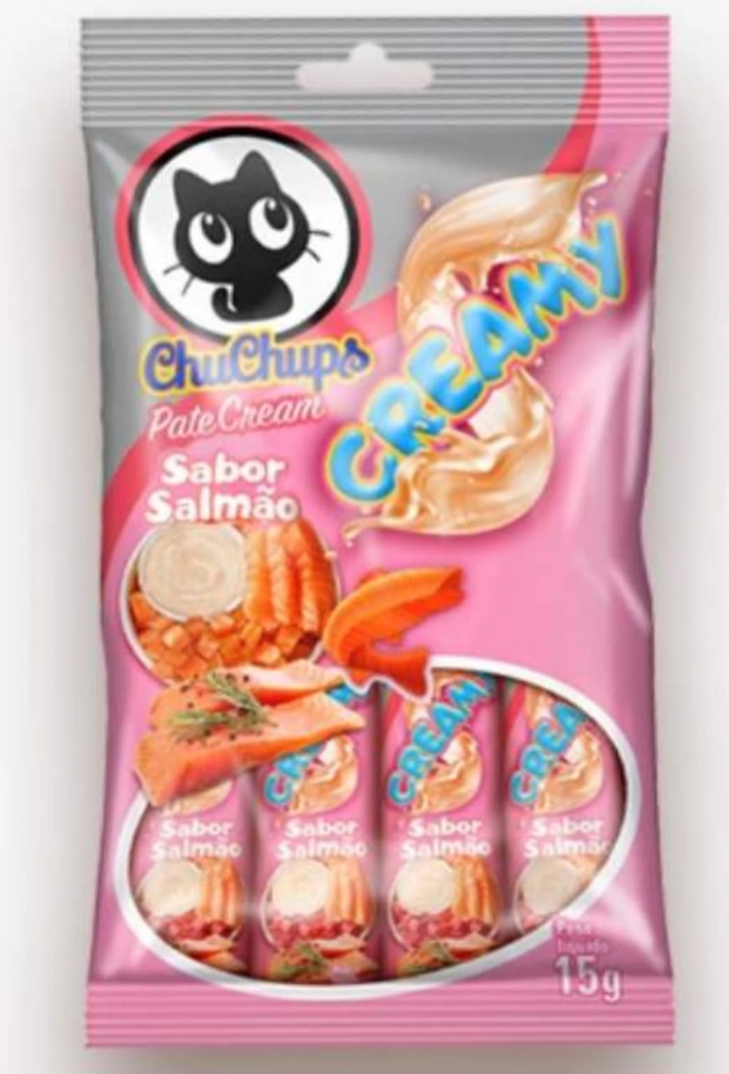 Chuchups Creamy 15g C/4 Salmao