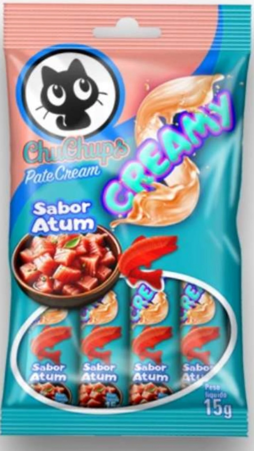 Chuchups Creamy 15g C/4 Atum