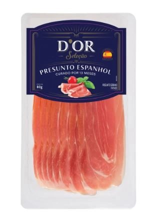 Presunto Espanhol Curado Dor 80g