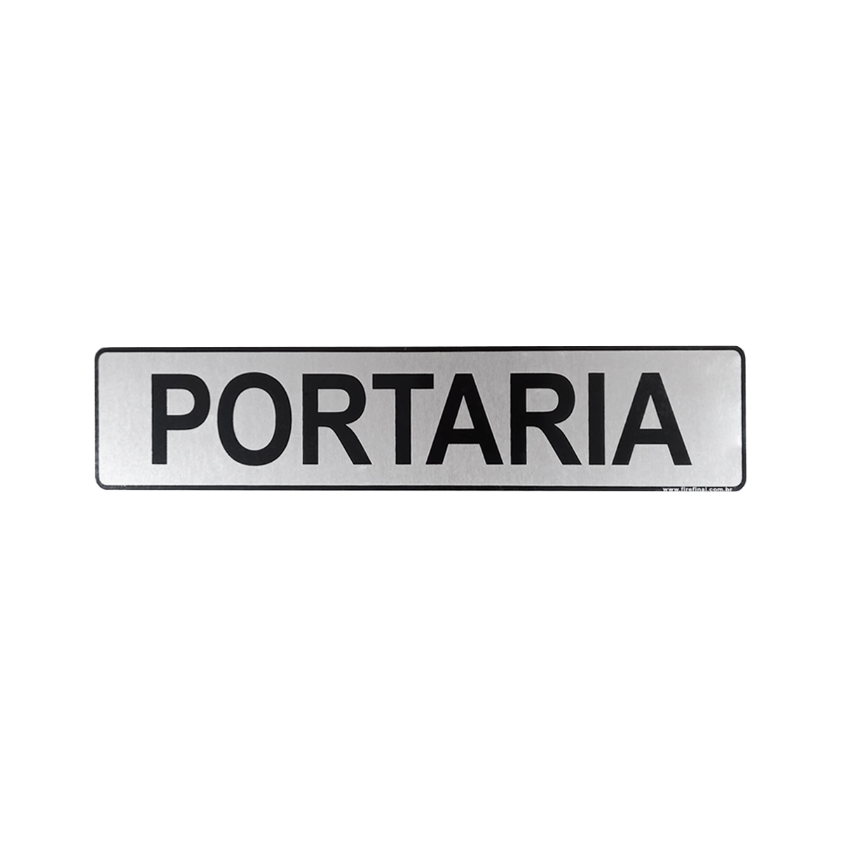 Placa Sinalização Indicativa Portaria Condomínio Prédio Comércio 25x5 Cm