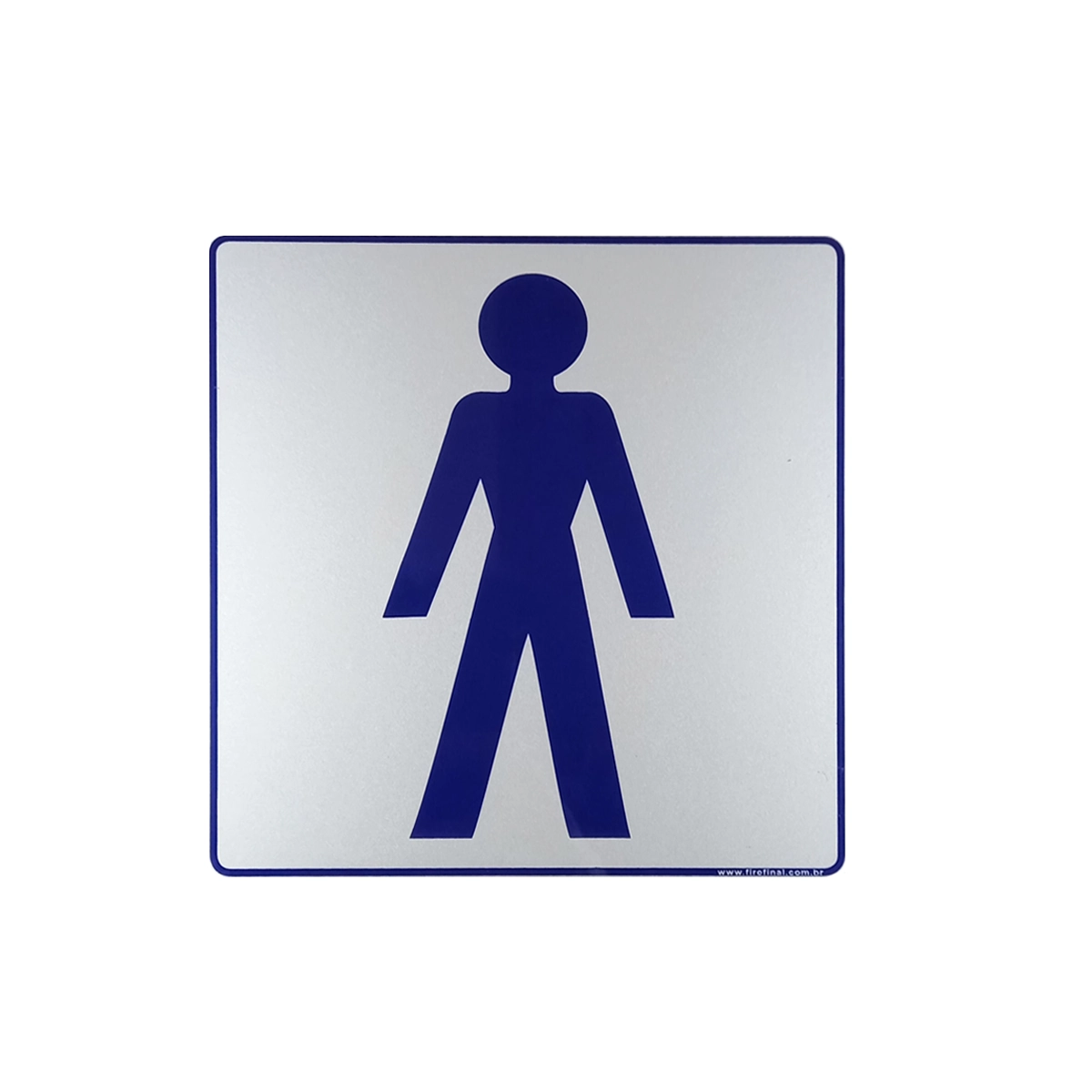 Placa Sanitário Masculino Indicativa Banheiro 15Cm Adesiva
