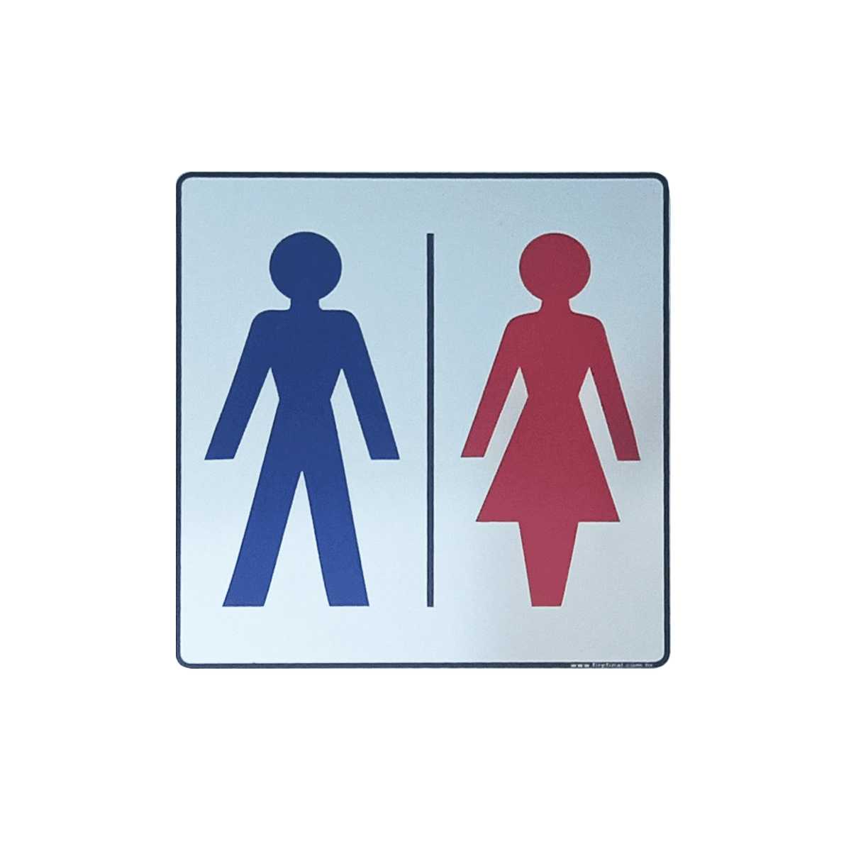 Placa Adesiva Indicativa Sanitário Unissex Banheiro Homem Mulher 15Cm Acrílico