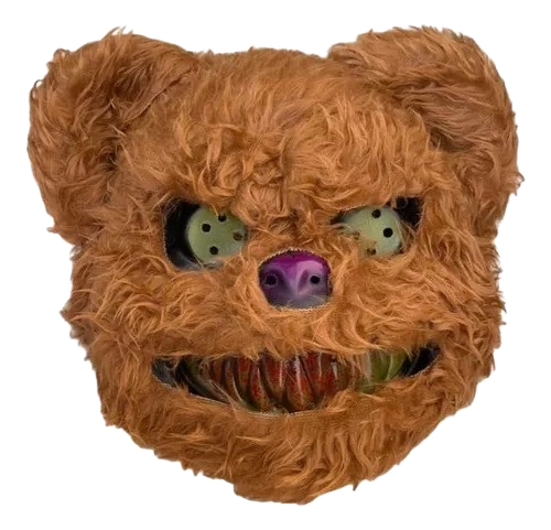 Mascara Pelucia Urso Marron Xjs