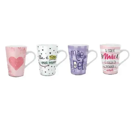 Caneca Porc 310ml Dia Das Maes C Caixa