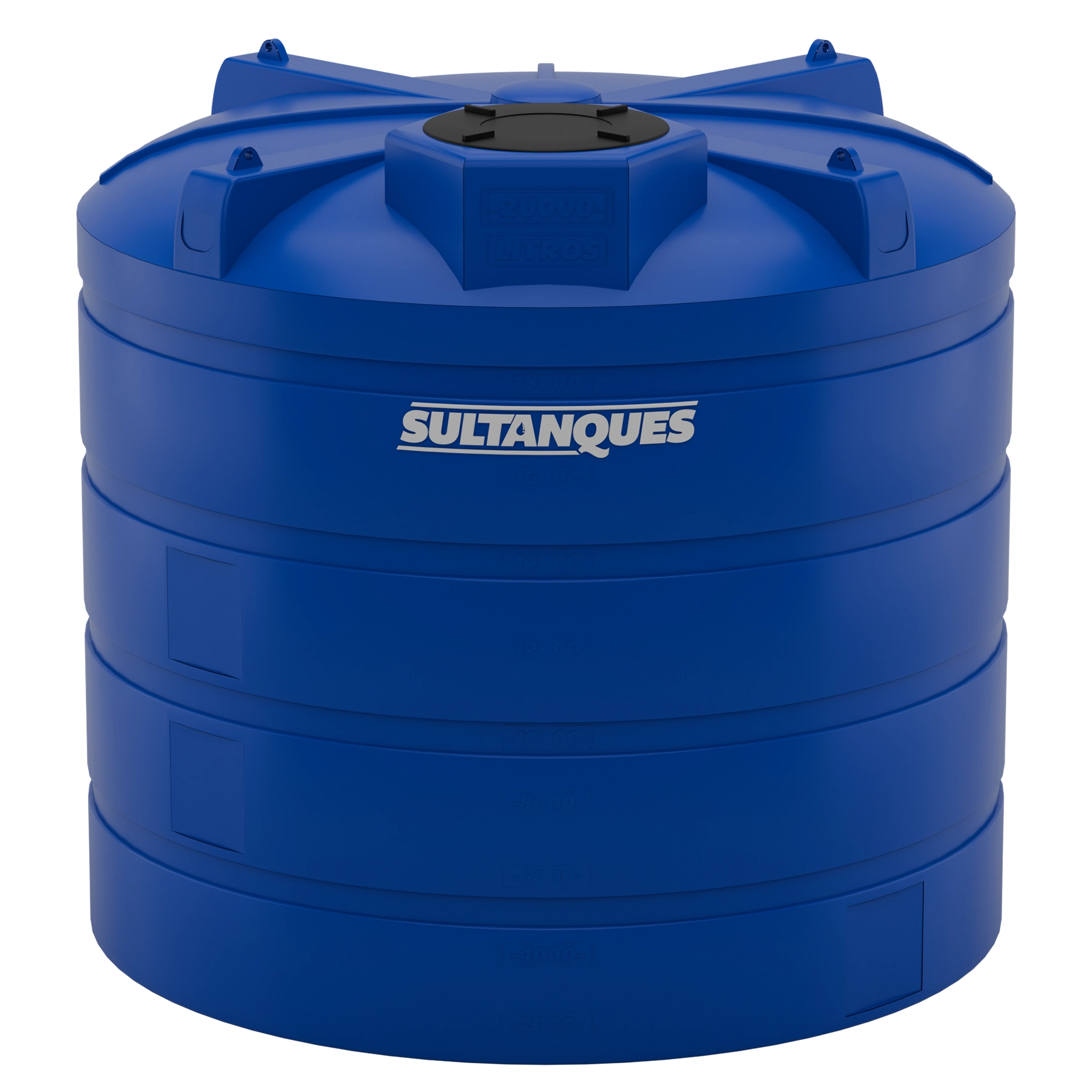Tanque 20.000L em Polietileno Azul Sultanques