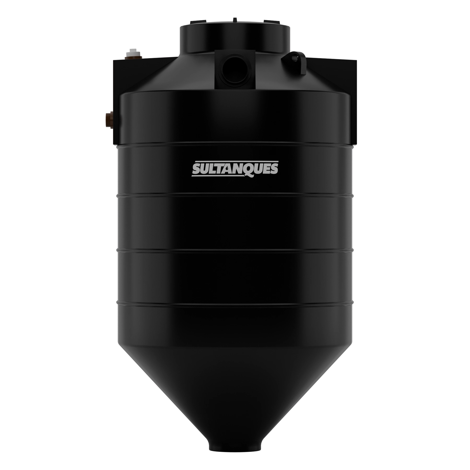 Biodigestor em Polietileno 1500L Preto Cônico Sultanques