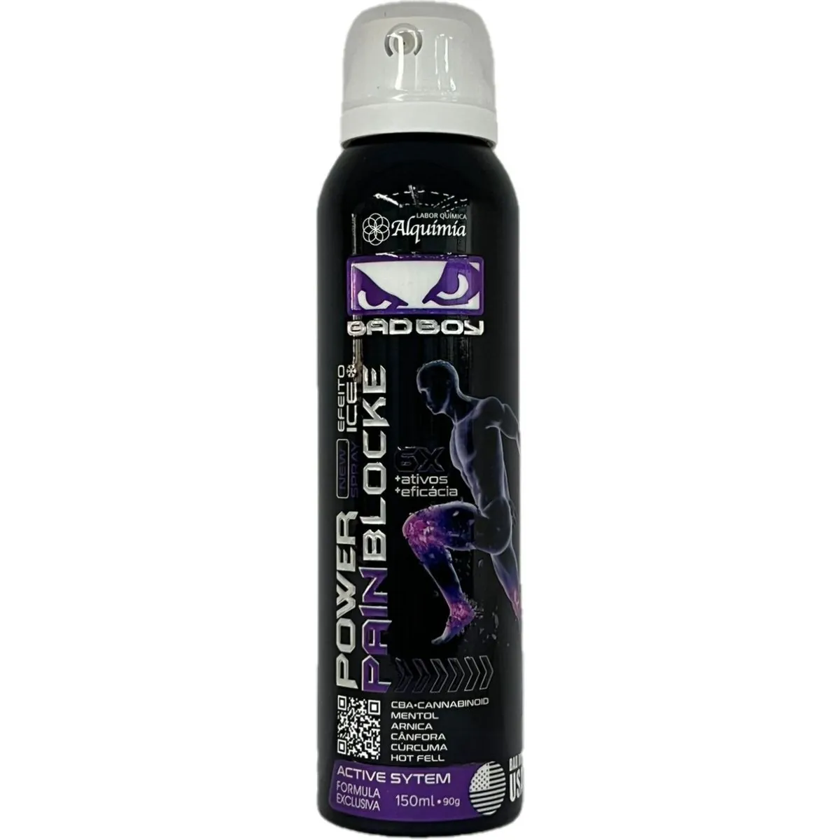 Spray Analgésico Efeito Ice Bad Boy Aerosol 150ml