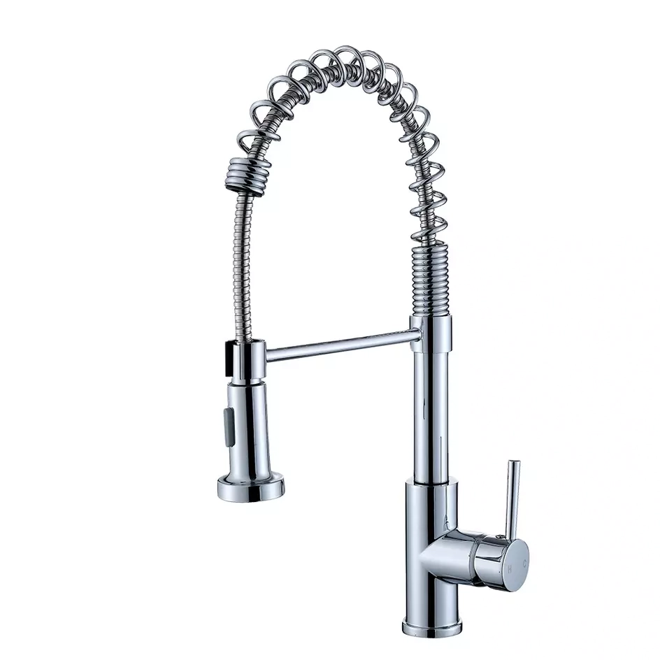 Torneira Cozinha Gourmet Extensível Monocomando Misturador Quente e Frio - Cromada - Mg44