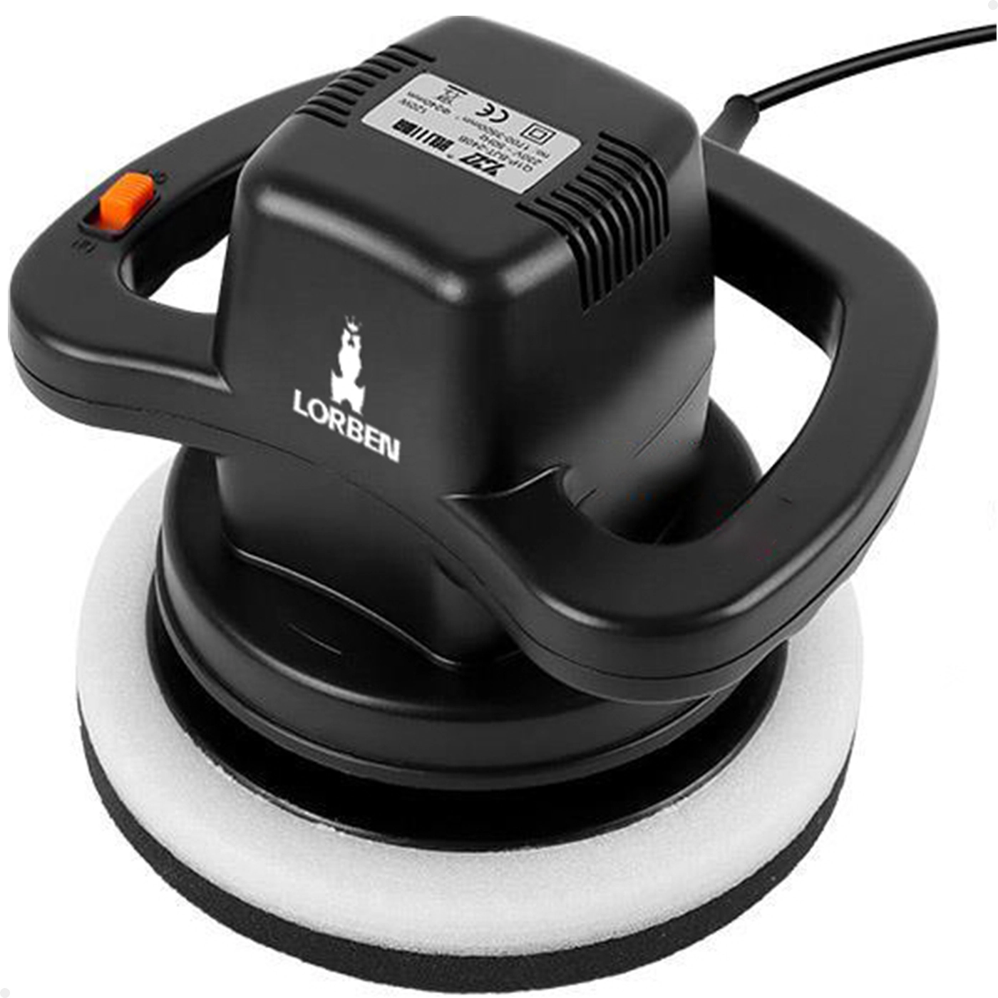 Politriz Orbital Elétrica Lorben 10 Polegadas 120w 3300rpm Rolamentada Com 2 Boinas Gt6296