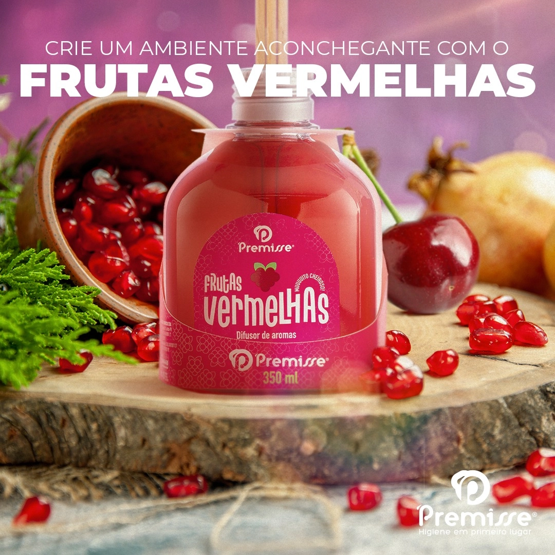 Difusor De Aromas Frutas Vermelhas 350ml Premisse
