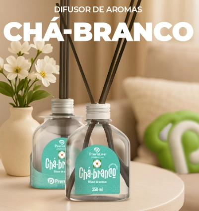 Difulsor Aromas Cha Branco 350ml 130036 350 Kfort Line