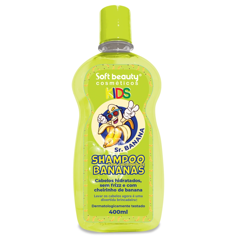 Sh Soft Beauty Kids 400ml Cheirinho De Bananas