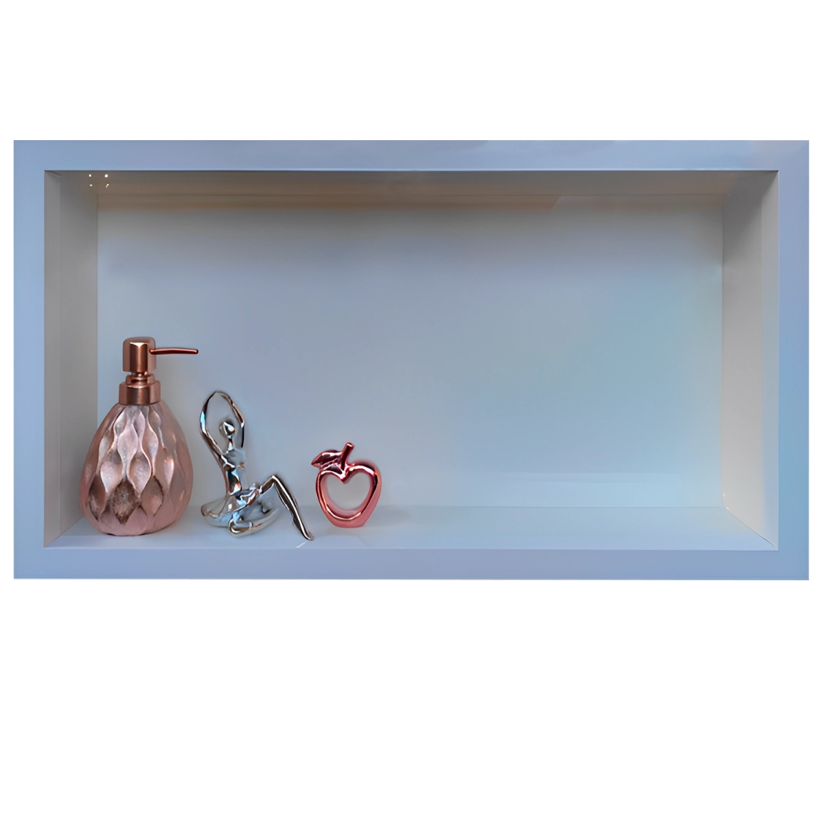 Nicho Porcelanato Para Banheiro com Envio Imediato Branco Polido 60x32cm