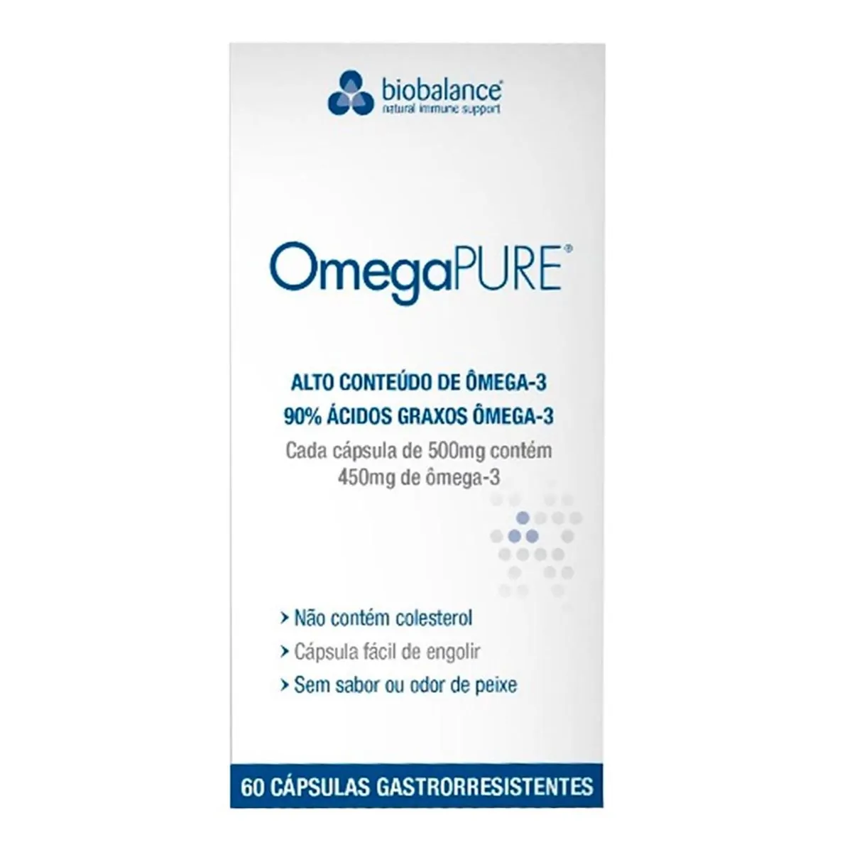 OmegaPure EPA DHA Vitam E Alta Concentração 60 Cap Biobalance