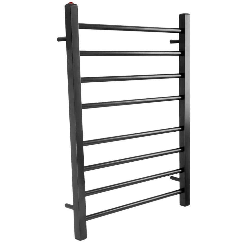 Toalheiro Térmico 2 Toalhas Fio Lado Esquerdo Preto Classic Duo02p Aiello Bivolt