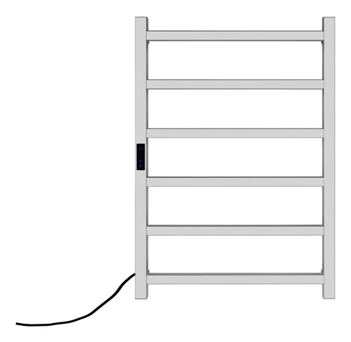 Toalheiro Térmico Slim Inox 304 Polido Com Timer - Fio Esquerdo