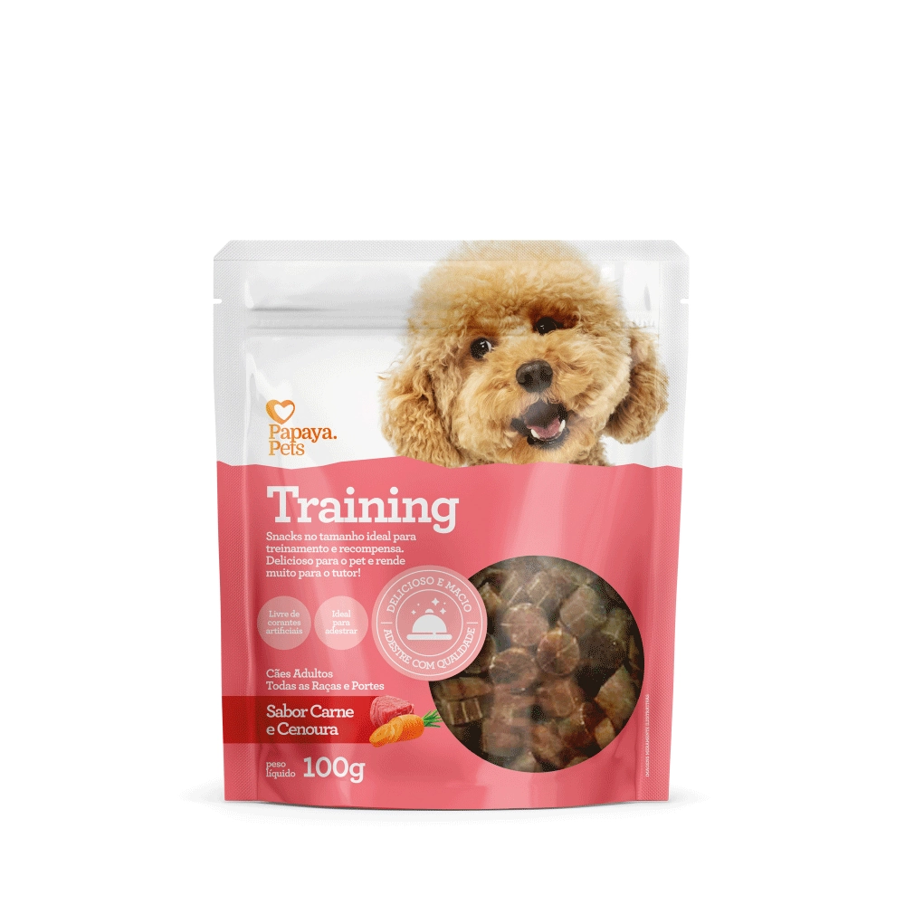 Papaya Pets Training Carne E Cenoura 100g