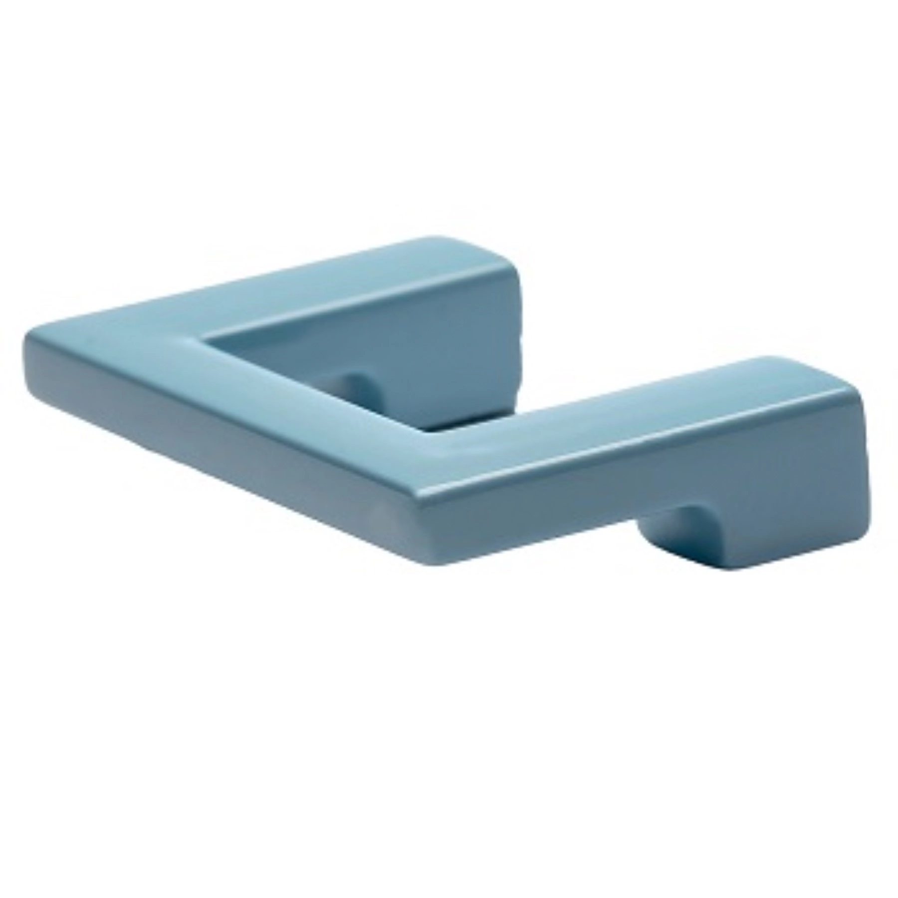 Puxador para Móveis Zamac Azul 40mm 3 Peças Let Ago Inox