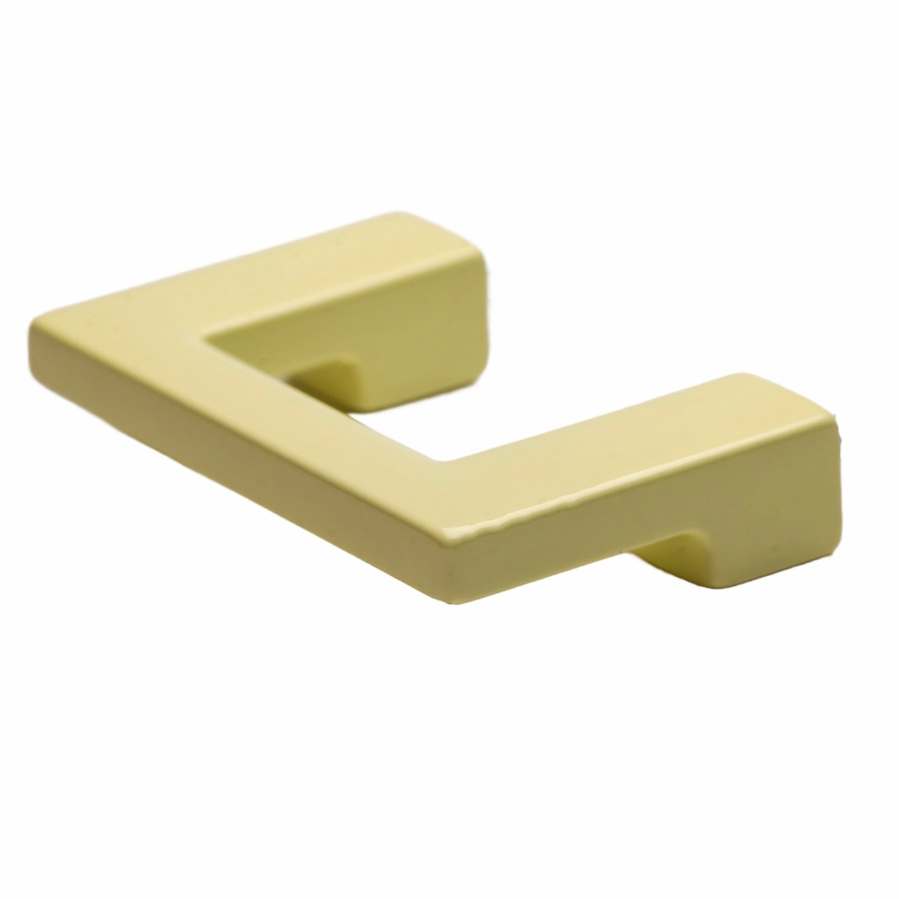 Puxador para Móveis Zamac Amarelo 40mm 3 Peças Let Ago Inox