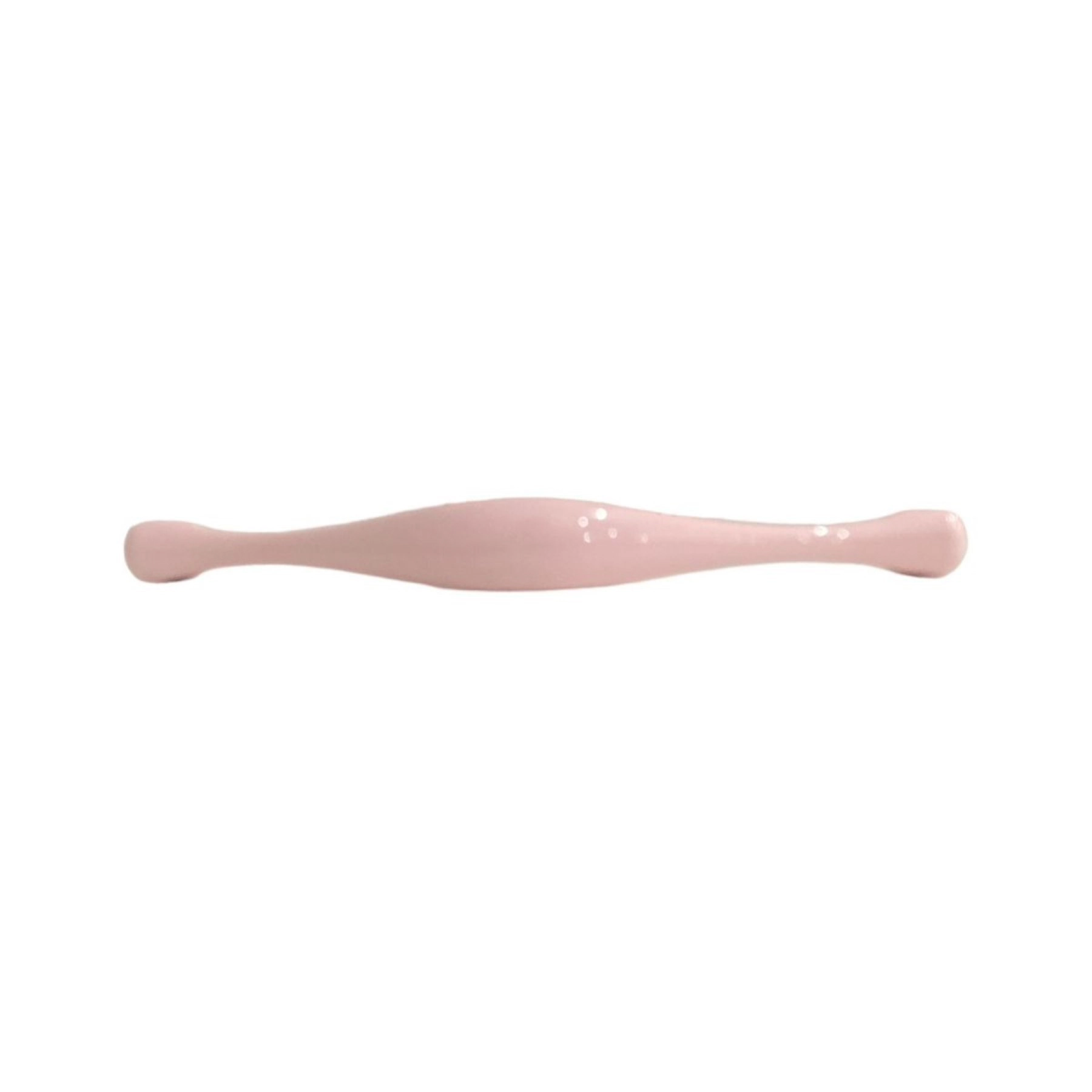 Puxador para Móveis Zamac Rosa 140mm 1 Peça Onda Ago Inox