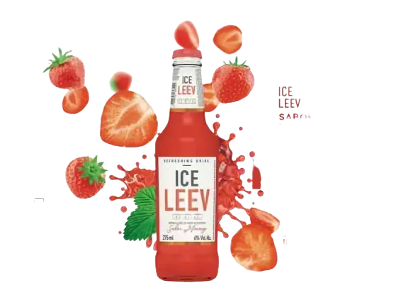 Bebida Ice Leev Morango 275ml